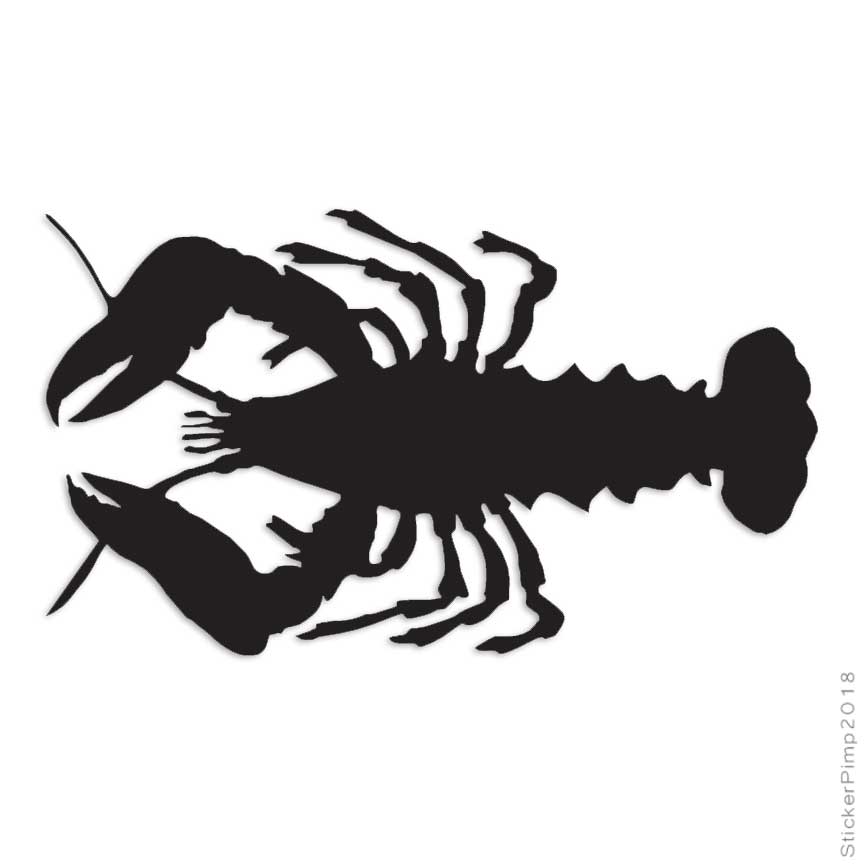 Lobster Fish Seafood, Vinyl Decal Sticker, Multiple Colors & Sizes #3703