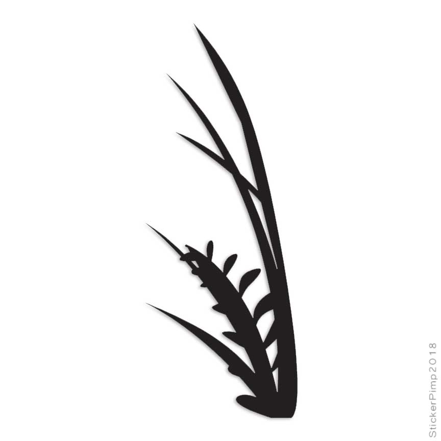 Water Plant Kelp, Vinyl Decal Sticker, Multiple Colors & Sizes #3867