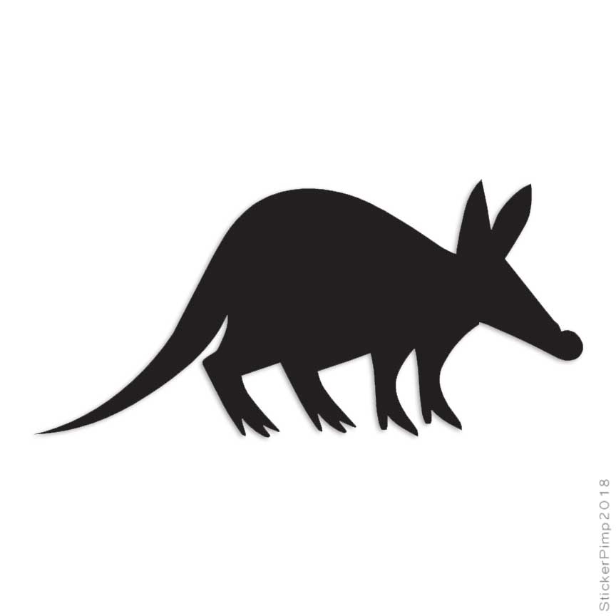 Aardvark, Vinyl Decal Sticker, Multiple Colors & Sizes #5