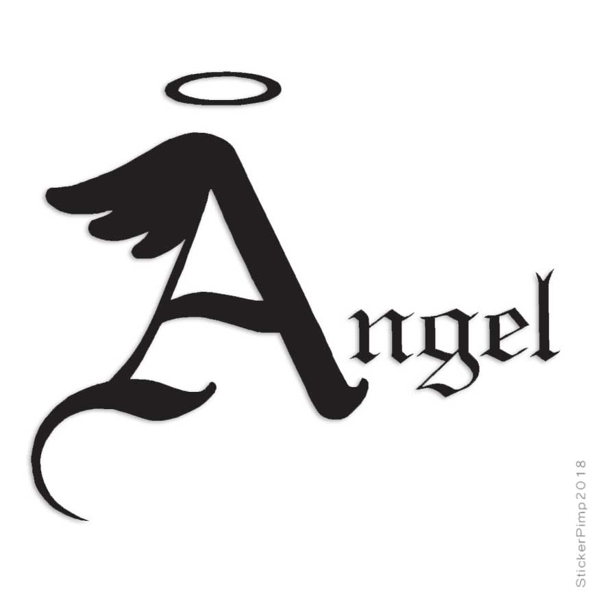 Angel Halo, Vinyl Decal Sticker, Multiple Colors & Sizes #51