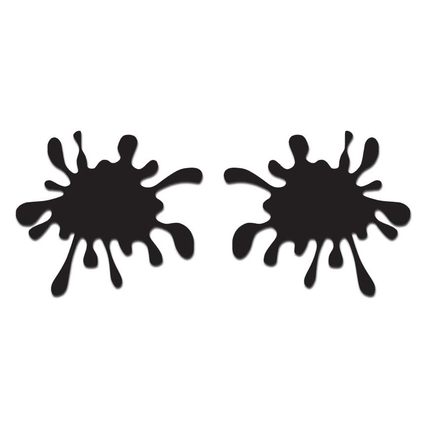 Paint Splatter – Vinyl Decal Sticker – Multiple Colors & Sizes – #6027