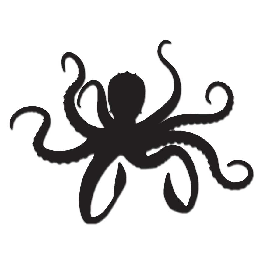 Octopus Cephalopod – Vinyl Decal Sticker – Multiple Colors & Sizes – #6031