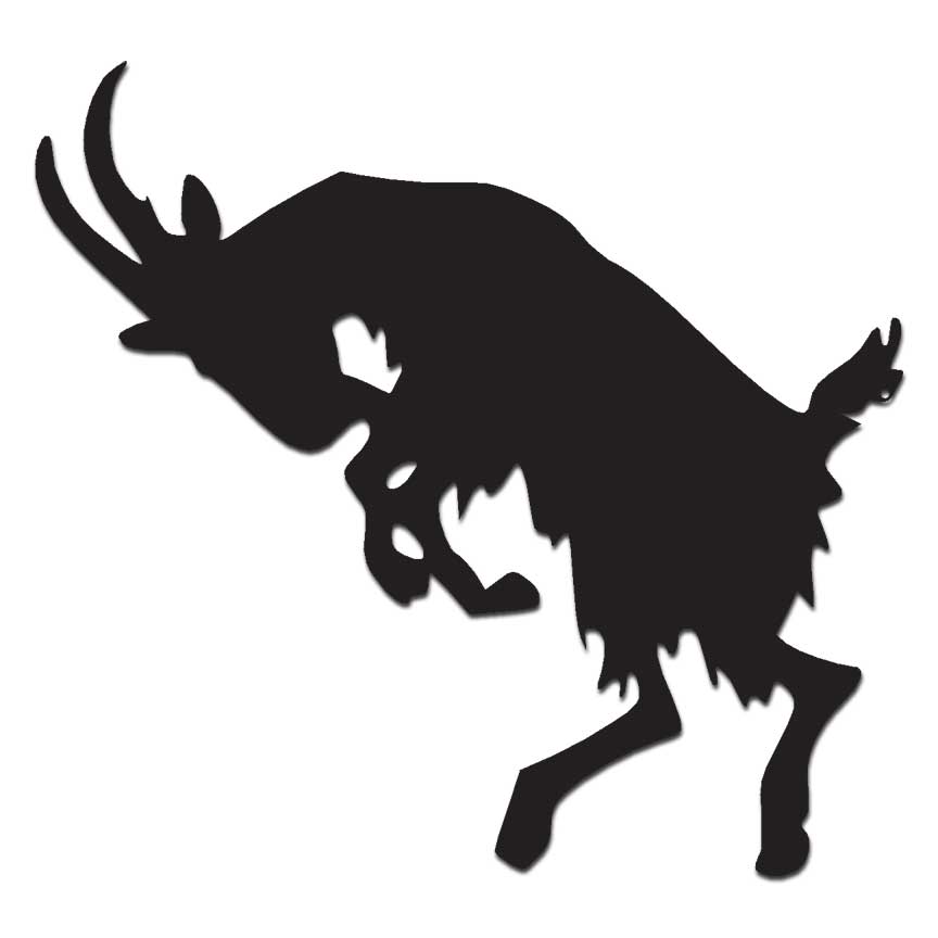 Billy Goat – Vinyl Decal Sticker – Multiple Colors & Sizes – #6074