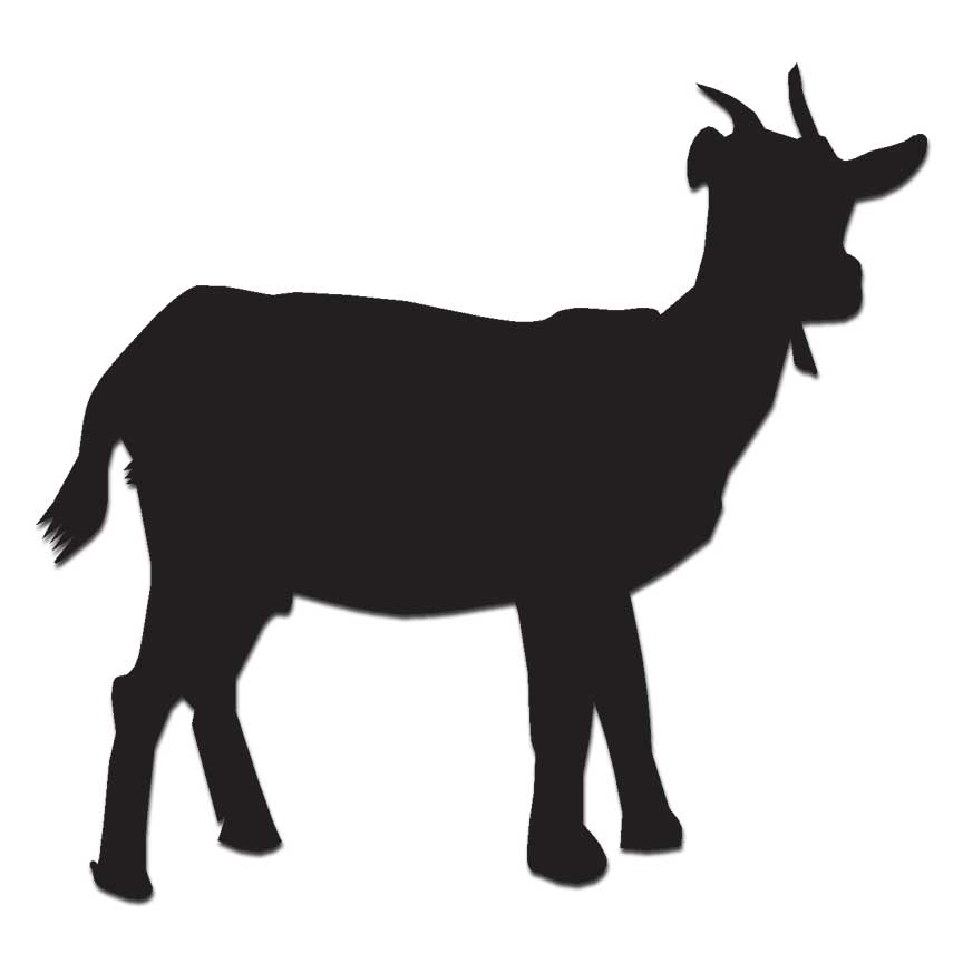 Goat, Vinyl Decal Sticker, Multiple Colors & Sizes #6105