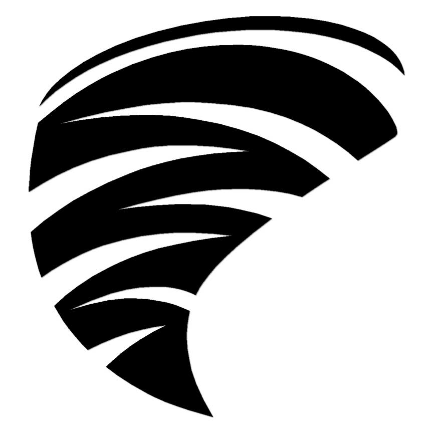 Tornado, Vinyl Decal Sticker, Multiple Colors & Sizes #6365