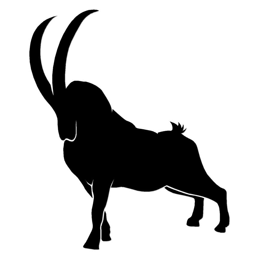 Bighorn Sheep Goat, Vinyl Decal Sticker, Multiple Colors & Sizes #6468