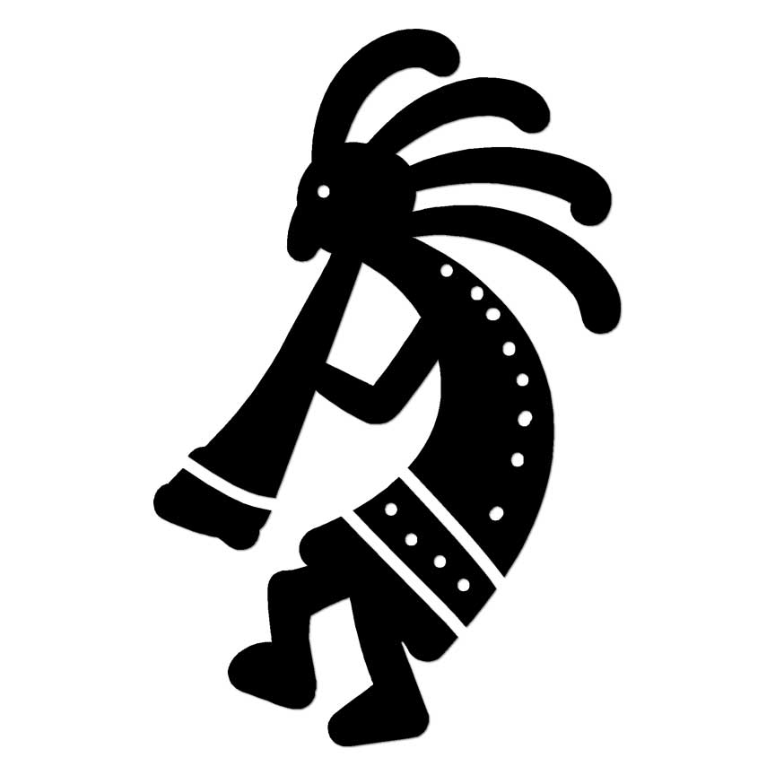 Kokopelli, Vinyl Decal Sticker, Multiple Colors & Sizes #6650