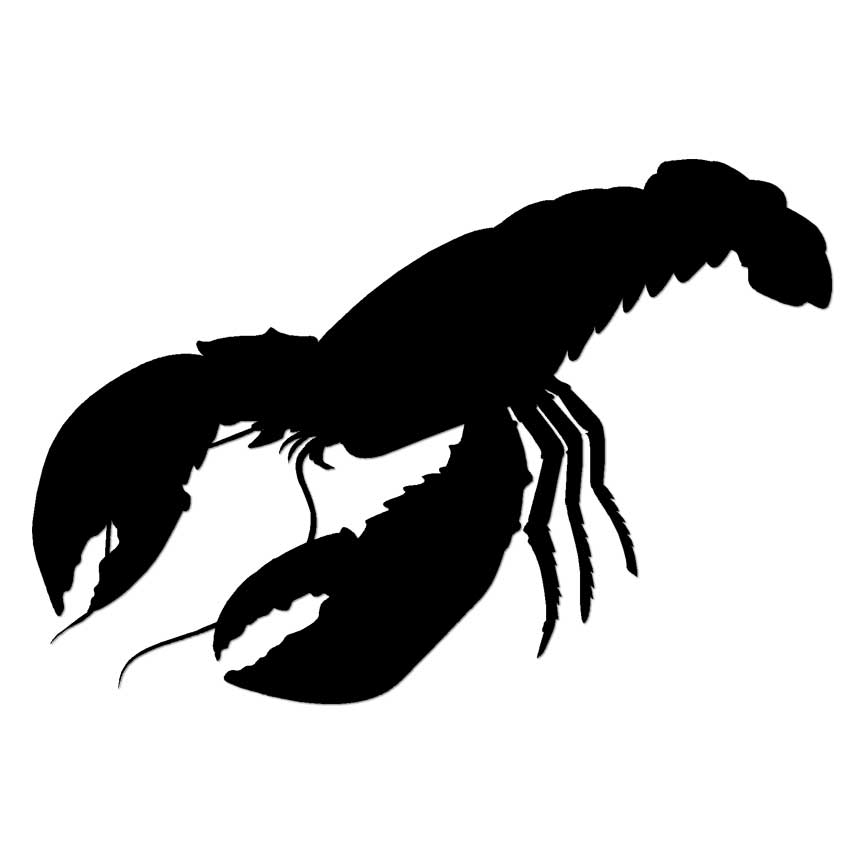Crustacean Lobster , Vinyl Decal Sticker, Multiple Colors & Sizes #6768