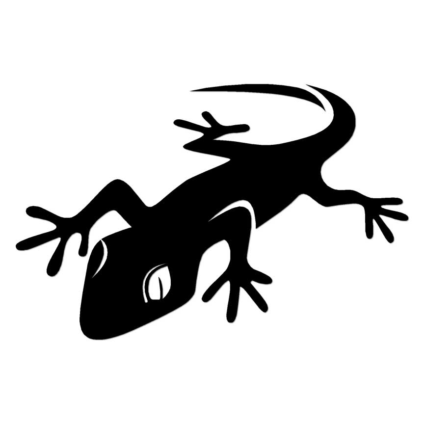 Lizard, Vinyl Decal Sticker, Multiple Colors & Sizes #6840