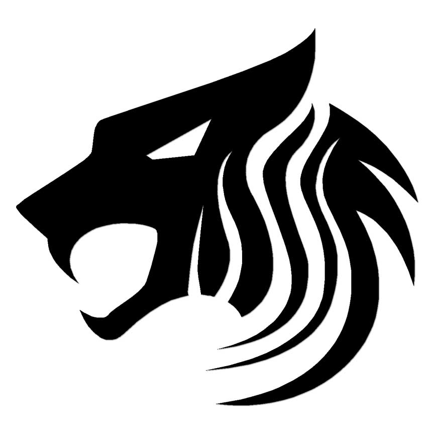 Tiger Head, Vinyl Decal Sticker, Multiple Colors & Sizes #6841