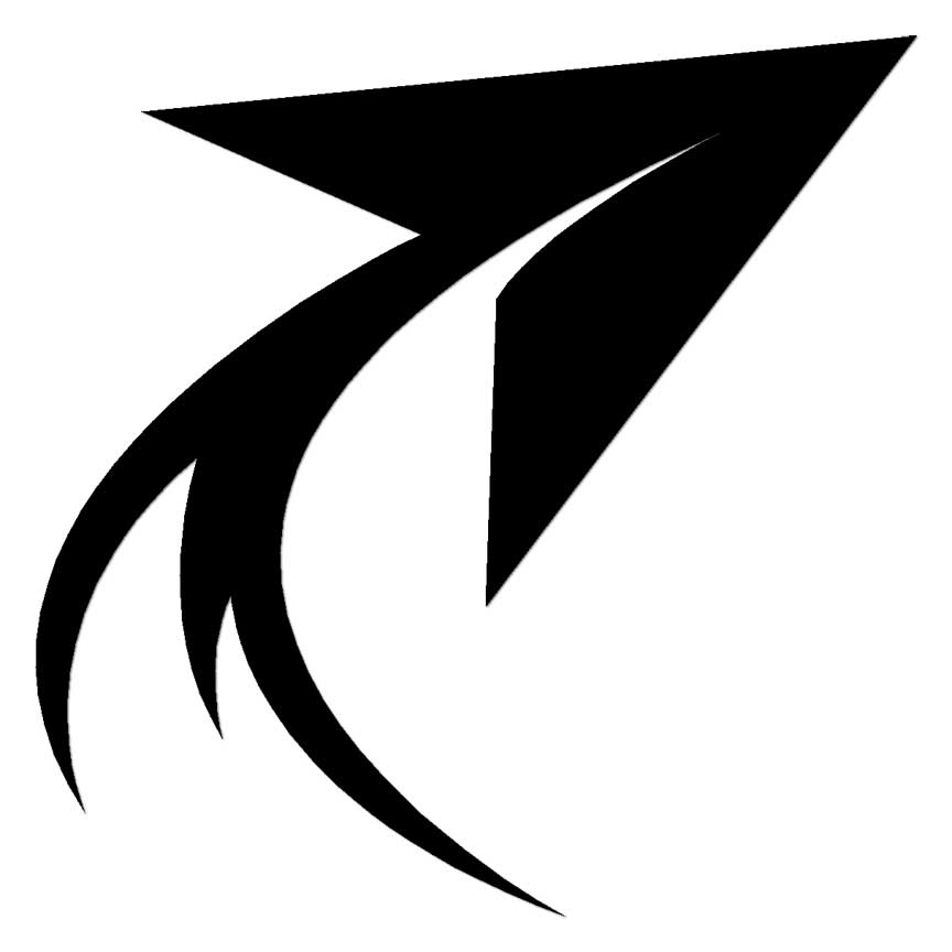 Arrow Jet, Vinyl Decal Sticker, Multiple Colors & Sizes #6883