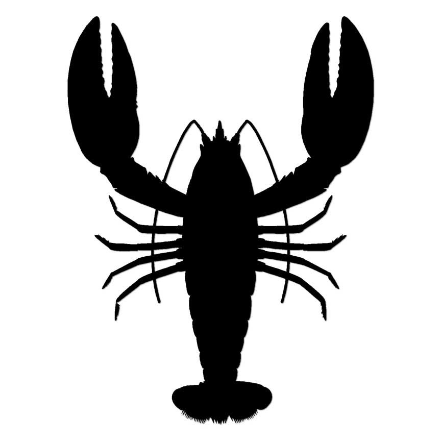 Lobster, Vinyl Decal Sticker, Multiple Colors & Sizes #7014