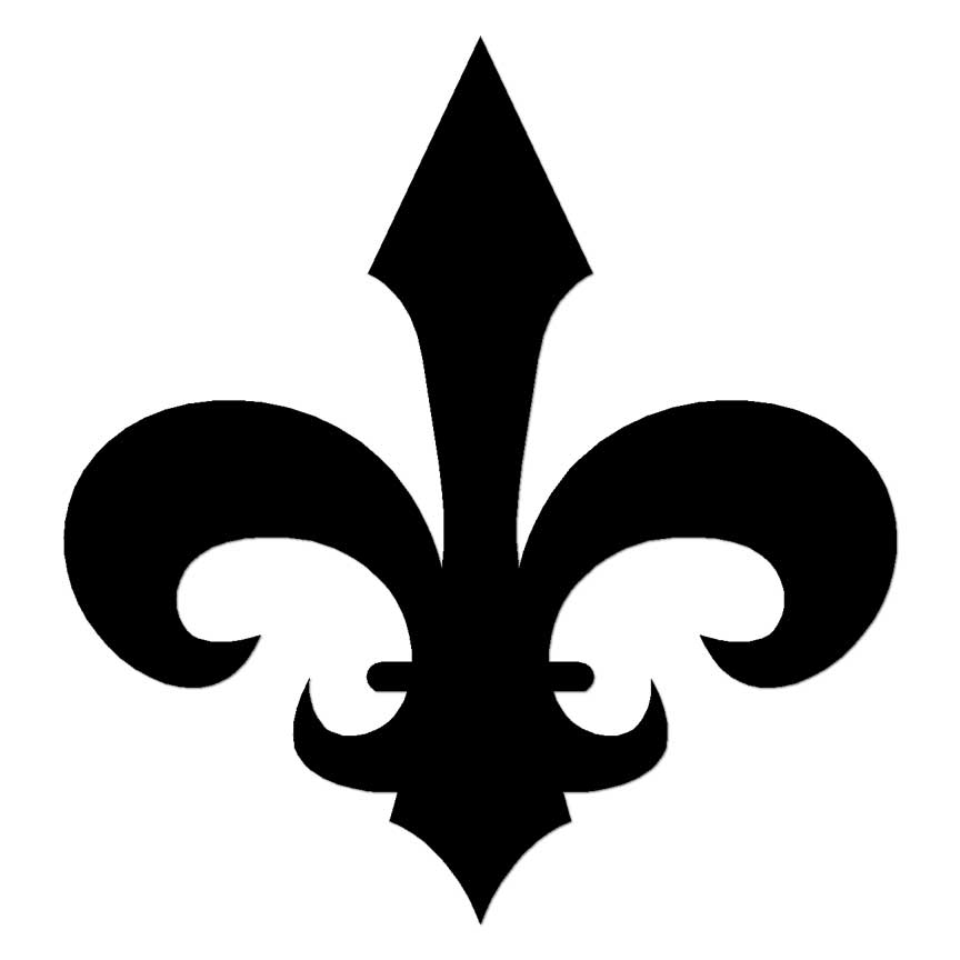 Fleur De Lis, Vinyl Decal Sticker, Multiple Colors & Sizes #7095