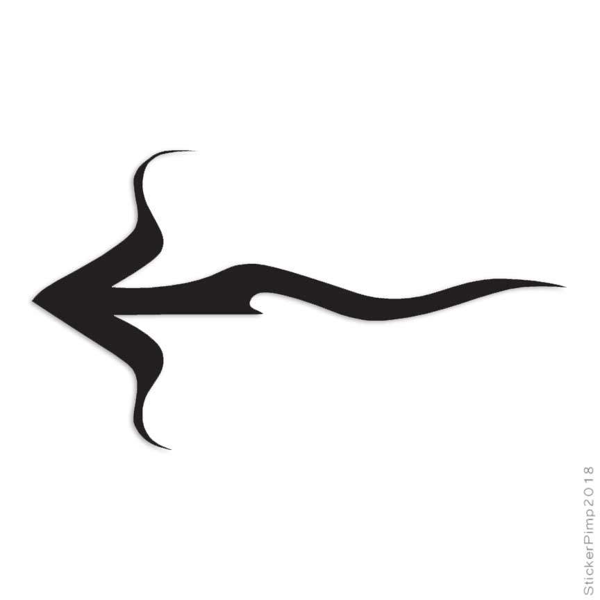Tribal Arrow, Vinyl Decal Sticker, Multiple Colors & Sizes #71