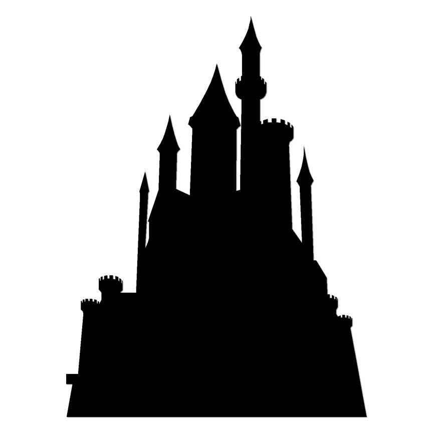 Fairy Tale Castle, Vinyl Decal Sticker, Multiple Colors & Sizes #7188