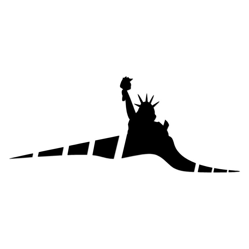 Statue of Liberty, Vinyl Decal Sticker, Multiple Colors & Sizes #7455