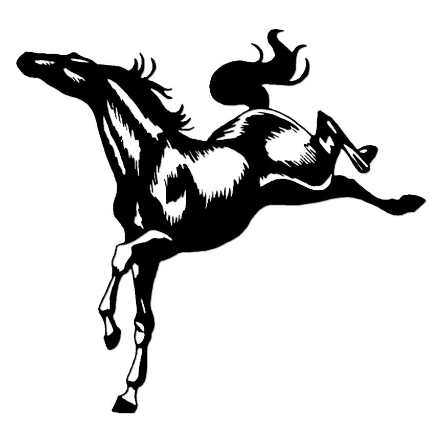 Horse Stallion Pony, Vinyl Decal Sticker, Multiple Colors & Sizes #7531