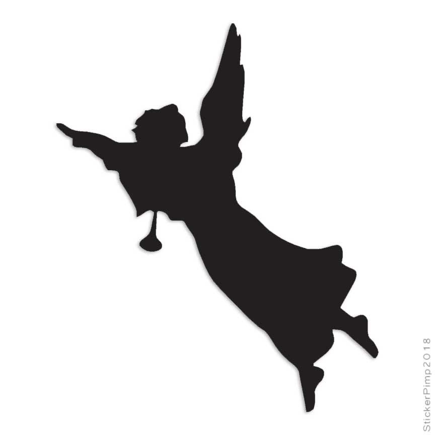 Angel Religion, Vinyl Decal Sticker, Multiple Colors & Sizes #785