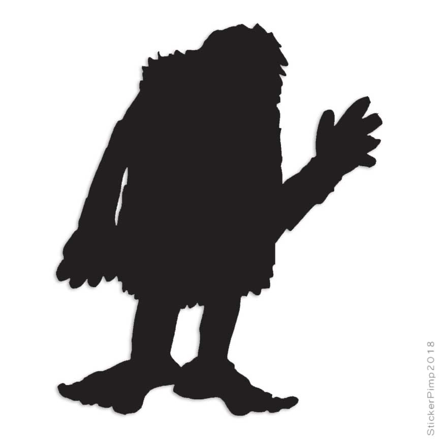 Big Foot Sasquatch, Vinyl Decal Sticker, Multiple Colors & Sizes #798