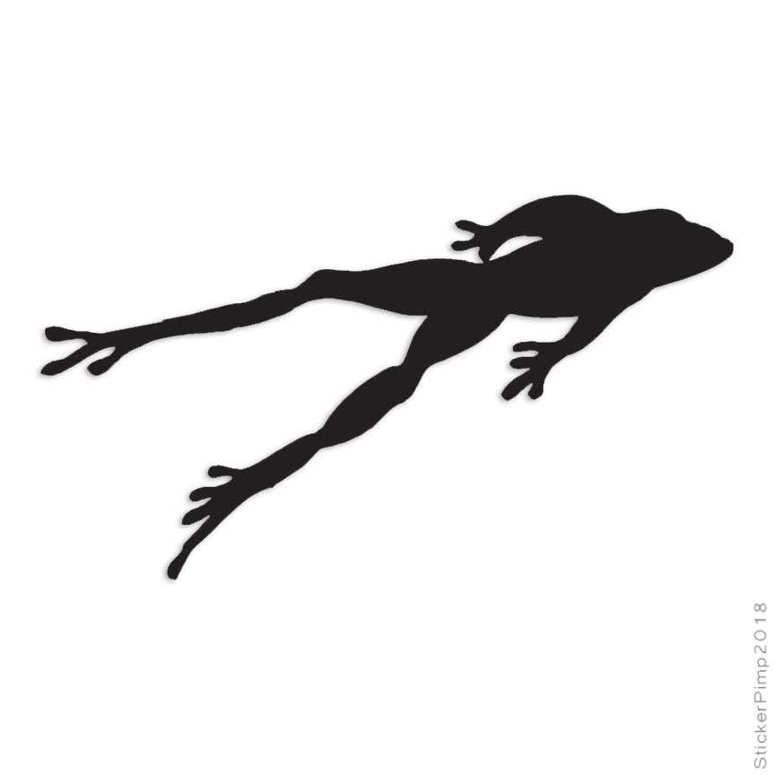 Frog Toad, Vinyl Decal Sticker, Multiple Colors & Sizes #872