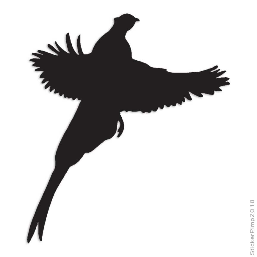 Pheasant Quail, Vinyl Decal Sticker, Multiple Colors & Sizes #950