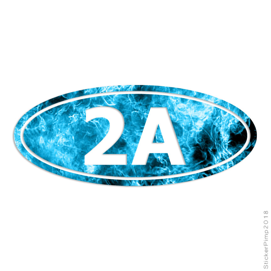 2A 2nd Amendment, Vinyl Decal Sticker, 40 Patterns & 3 Sizes, #1