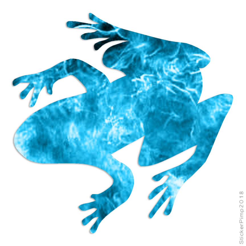 Frog Toad Treefrog, Vinyl Decal Sticker, 40 Patterns & 3 Sizes, #1336