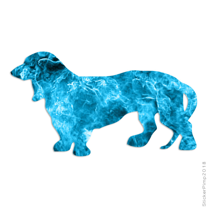 Dachshund Dog Breed, Vinyl Decal Sticker, 40 Patterns & 3 Sizes, #1941