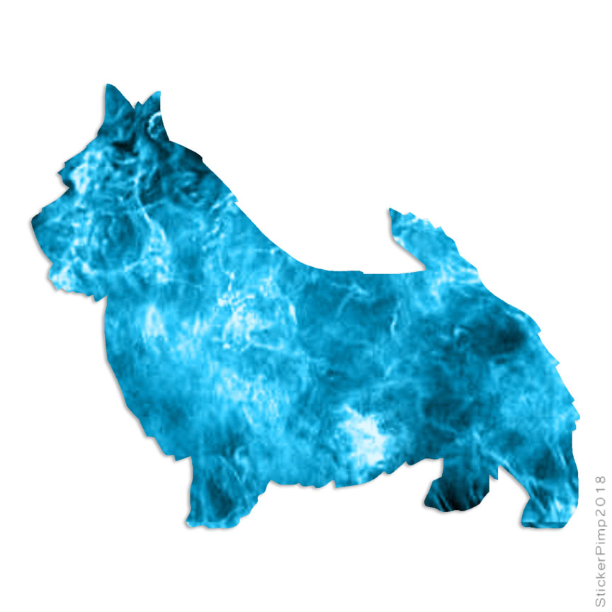 Norwich Terrier Dog, Vinyl Decal Sticker, 40 Patterns & 3 Sizes, #1986