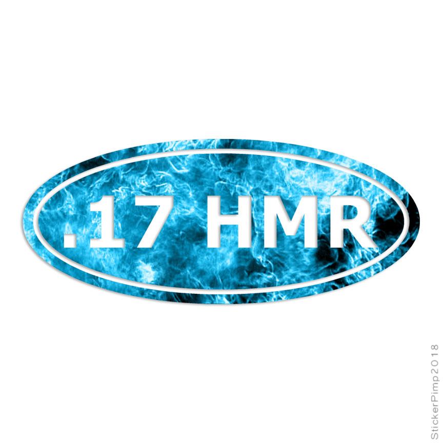 .17 HMR Ammo, Vinyl Decal Sticker, 40 Patterns & 3 Sizes, #20