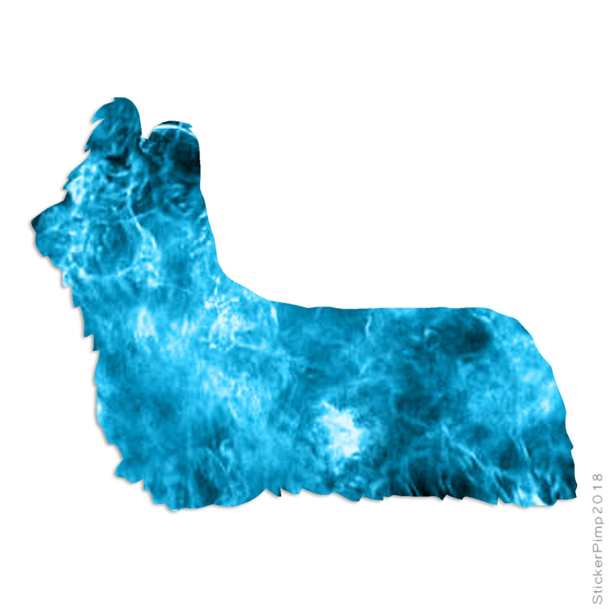 Skye Terrier Dog Breed, Vinyl Decal Sticker, 40 Patterns & 3 Sizes, #2013