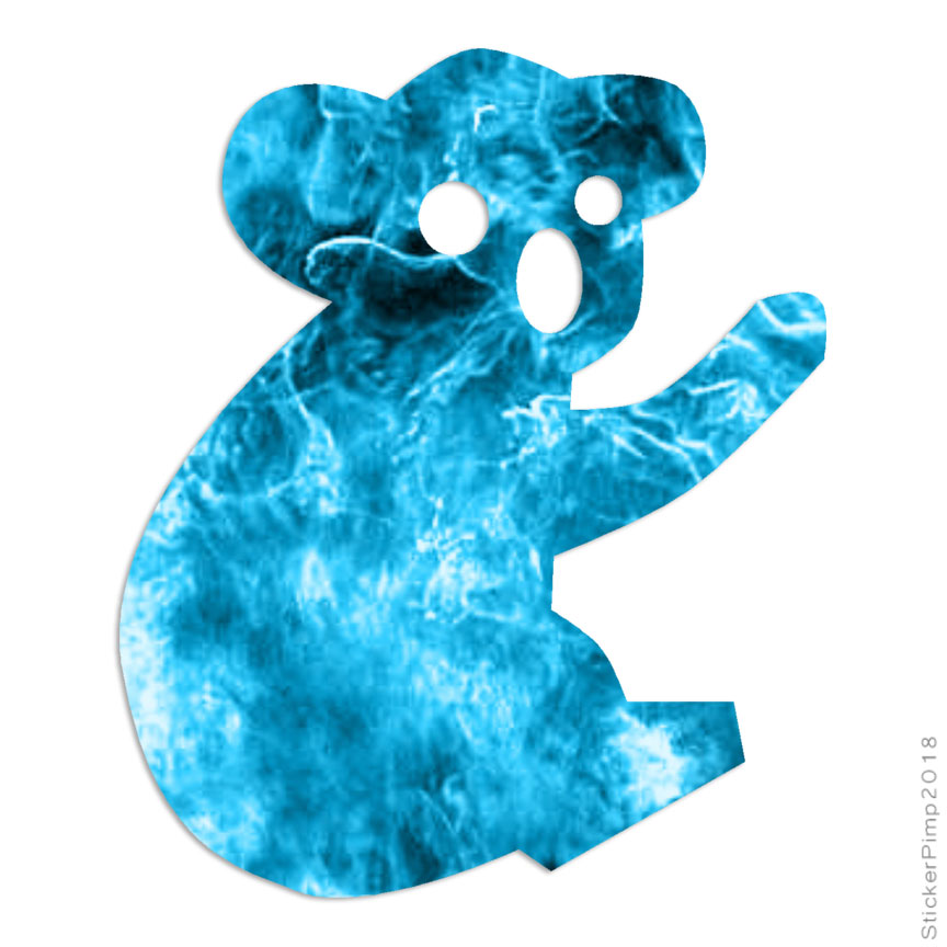Cute Koala Bear, Vinyl Decal Sticker, 40 Patterns & 3 Sizes, #2341