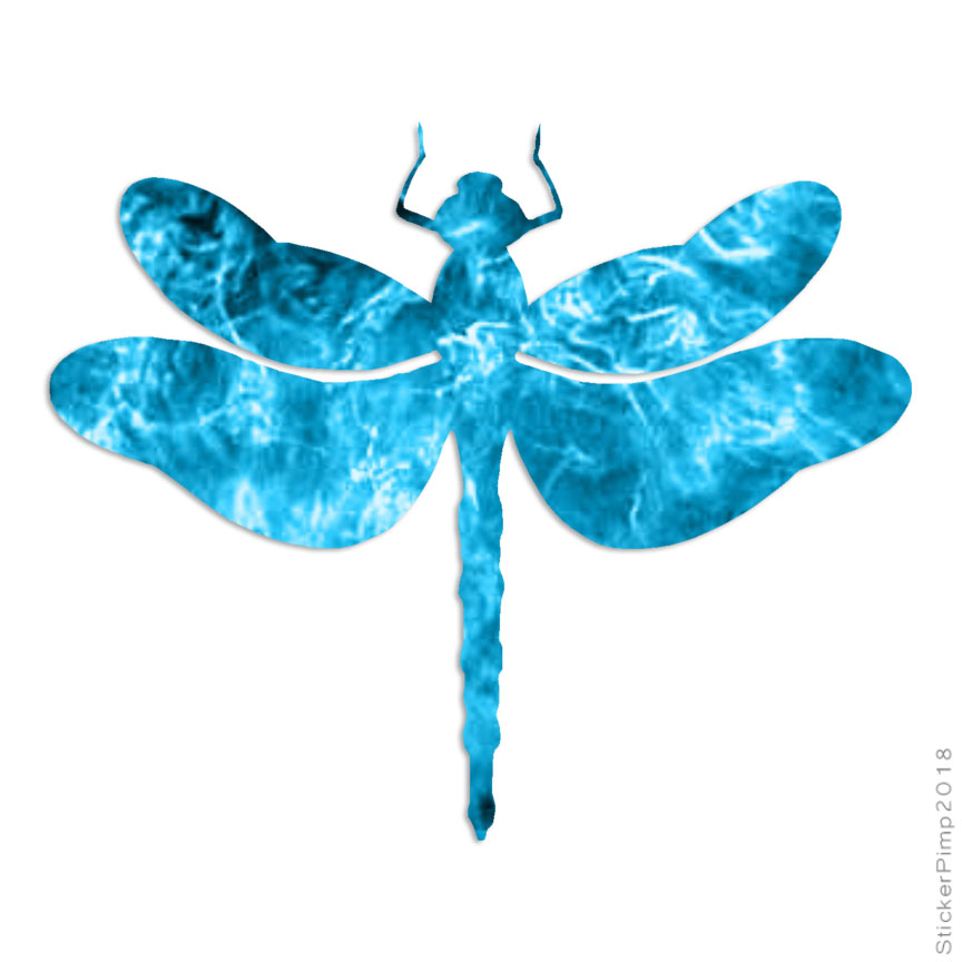 Dragonfly, Vinyl Decal Sticker, 40 Patterns & 3 Sizes, #237