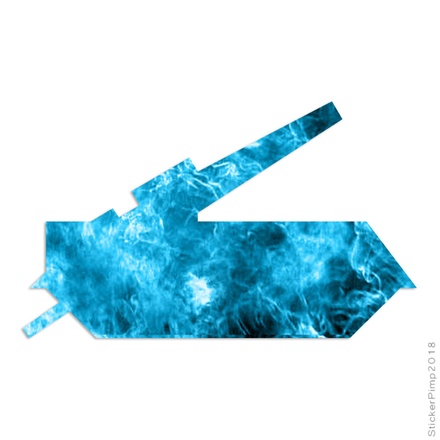 Block Toy Tank Rocket, Vinyl Decal Sticker, 40 Patterns & 3 Sizes, #3053