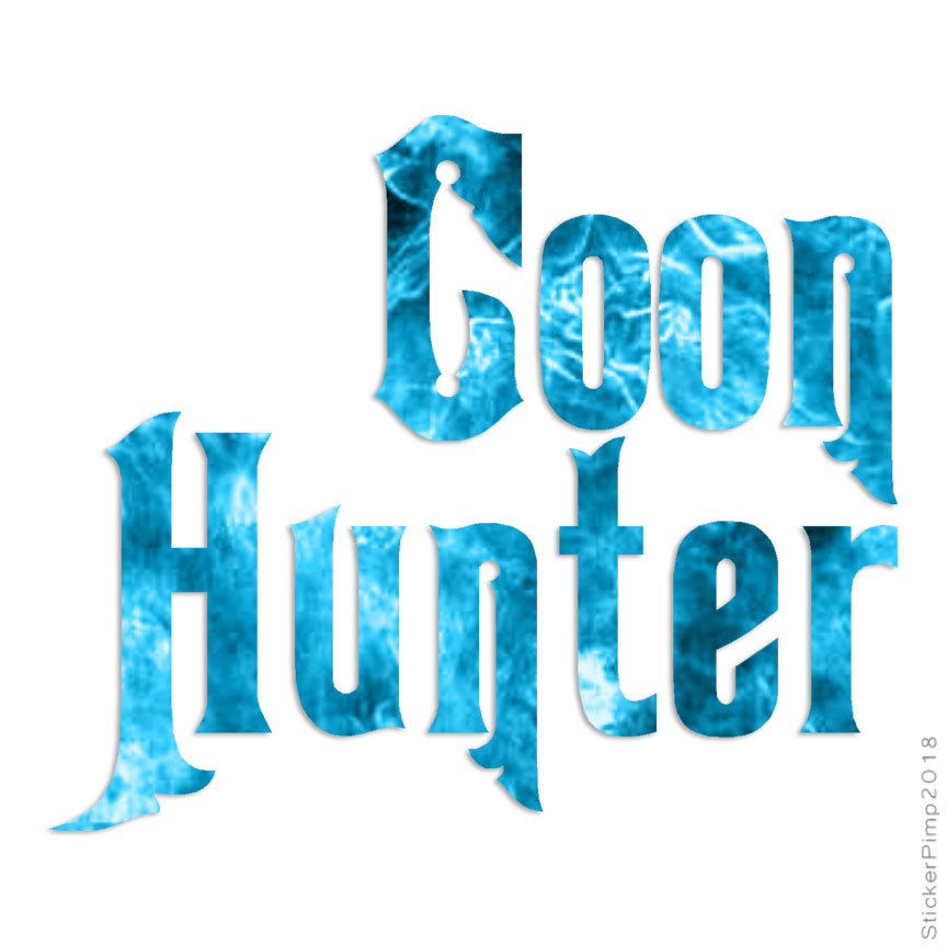 Coon Hunter, Vinyl Decal Sticker, 40 Patterns & 3 Sizes, #3705