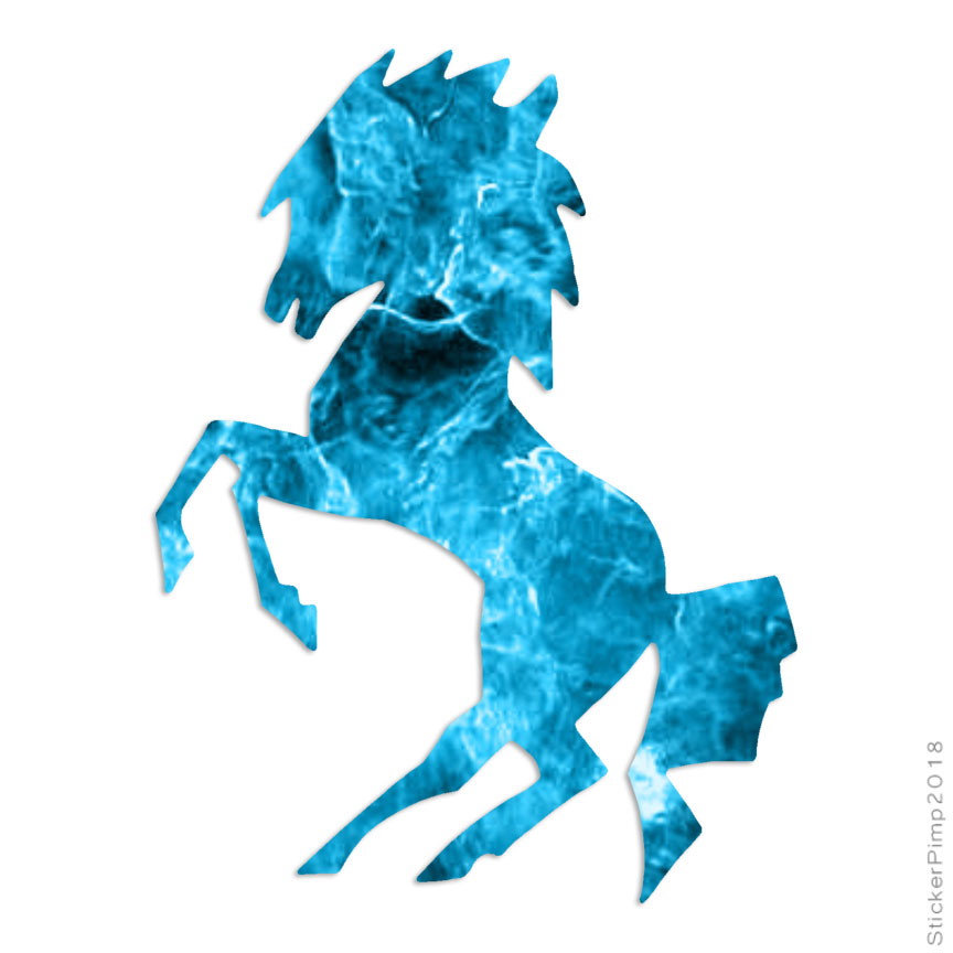 Rearing Horse Tribal, Vinyl Decal Sticker, 40 Patterns & 3 Sizes, #380