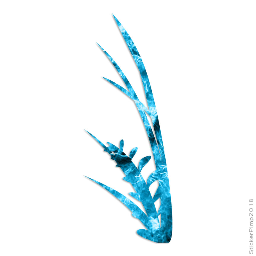 Water Plant Kelp, Vinyl Decal Sticker, 40 Patterns & 3 Sizes, #3867