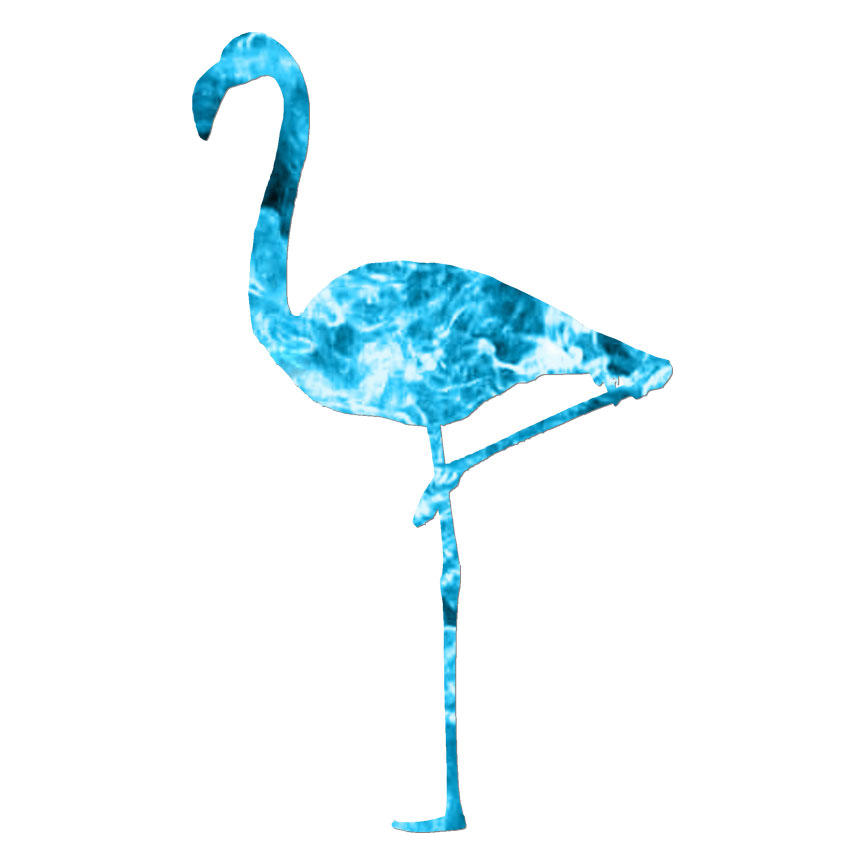 Flamingo Bird, Vinyl Decal Sticker, 40 Patterns & 3 Sizes, #6086