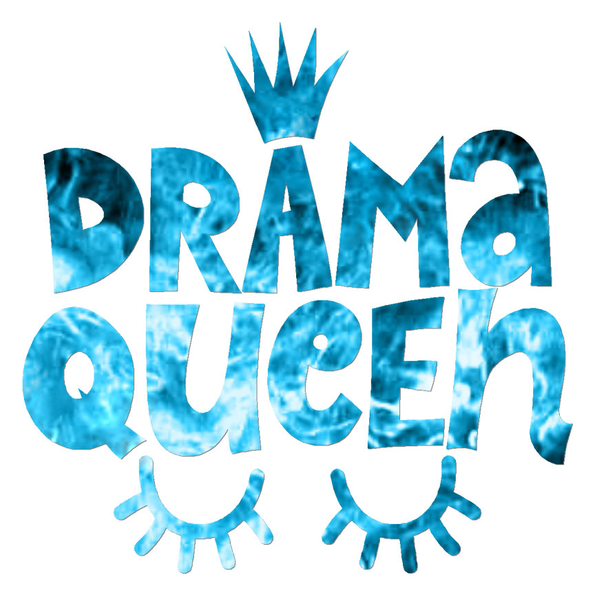 Drama Queen, Vinyl Decal Sticker, 40 Patterns & 3 Sizes, #6219