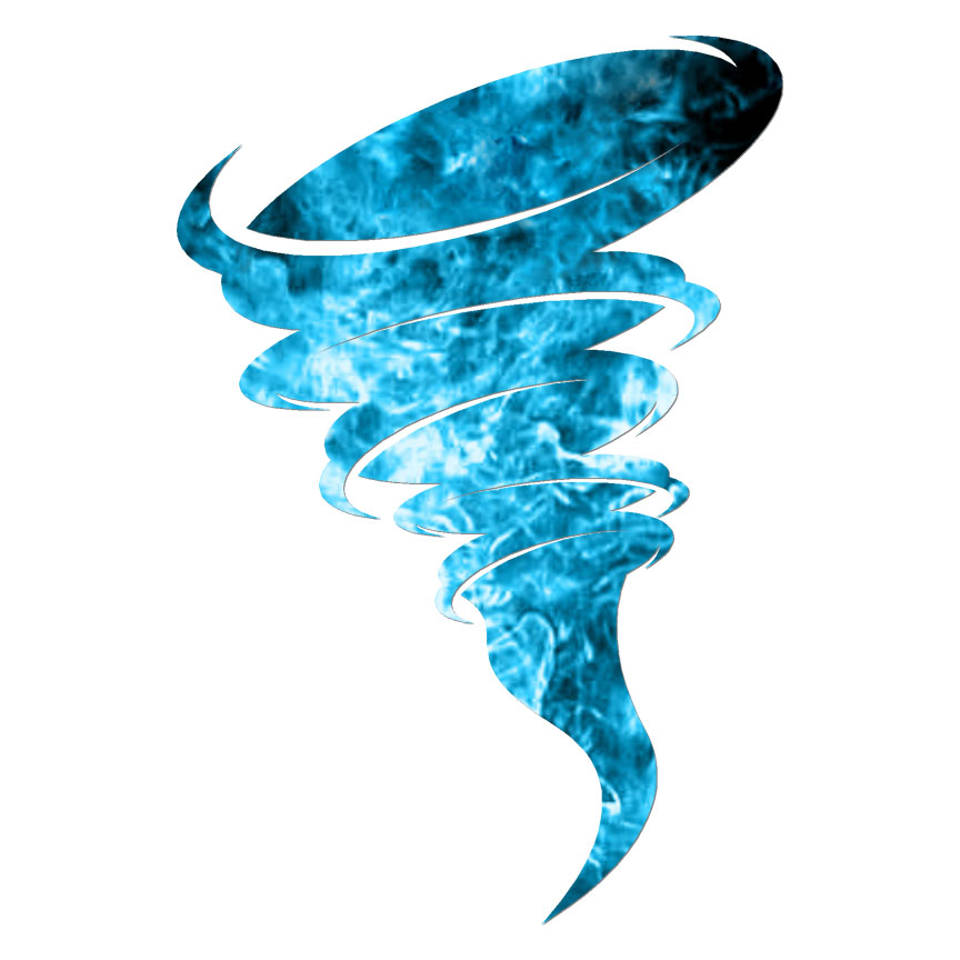 Twister Tornado Storm, Vinyl Decal Sticker, 40 Patterns & 3 Sizes, #6362