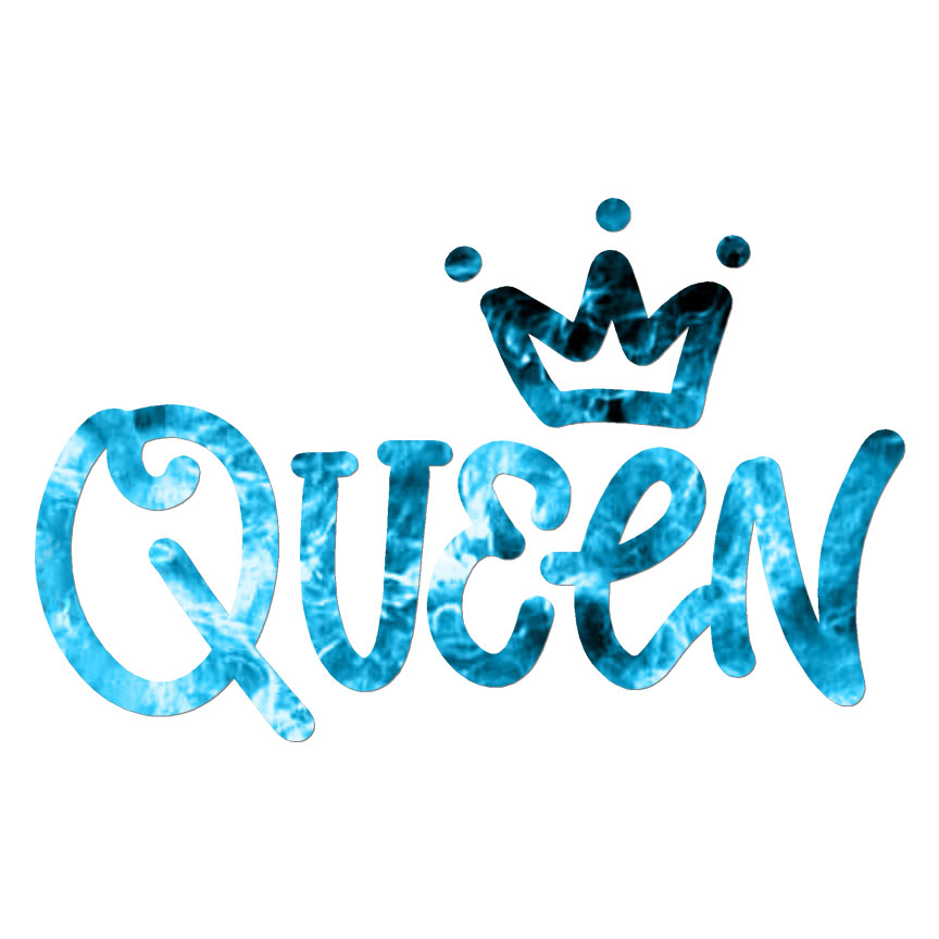 Queen Crown, Vinyl Decal Sticker, 40 Patterns & 3 Sizes, #6495