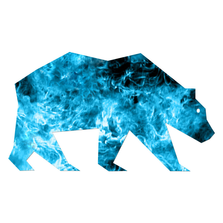 Bear Grizzly Brown Polar, Vinyl Decal Sticker, 40 Patterns & 3 Sizes, #6616