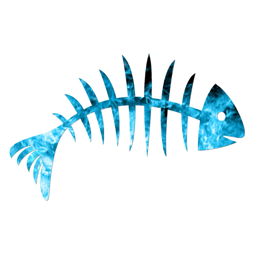 Fish Bones , Vinyl Decal Sticker, 40 Patterns & 3 Sizes, #6626