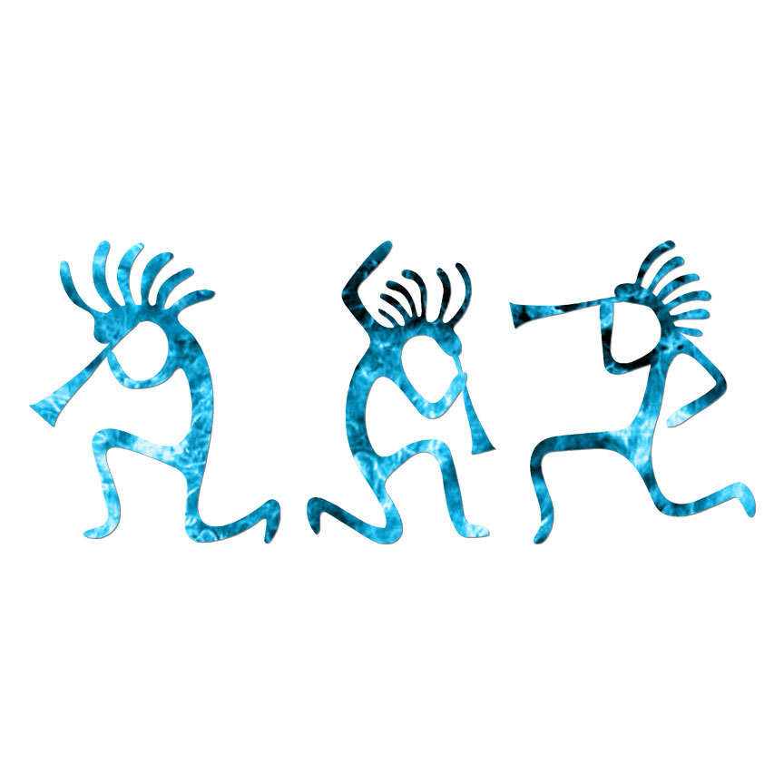 Kokopelli Kokopilli, Vinyl Decal Sticker, 40 Patterns & 3 Sizes, #6658