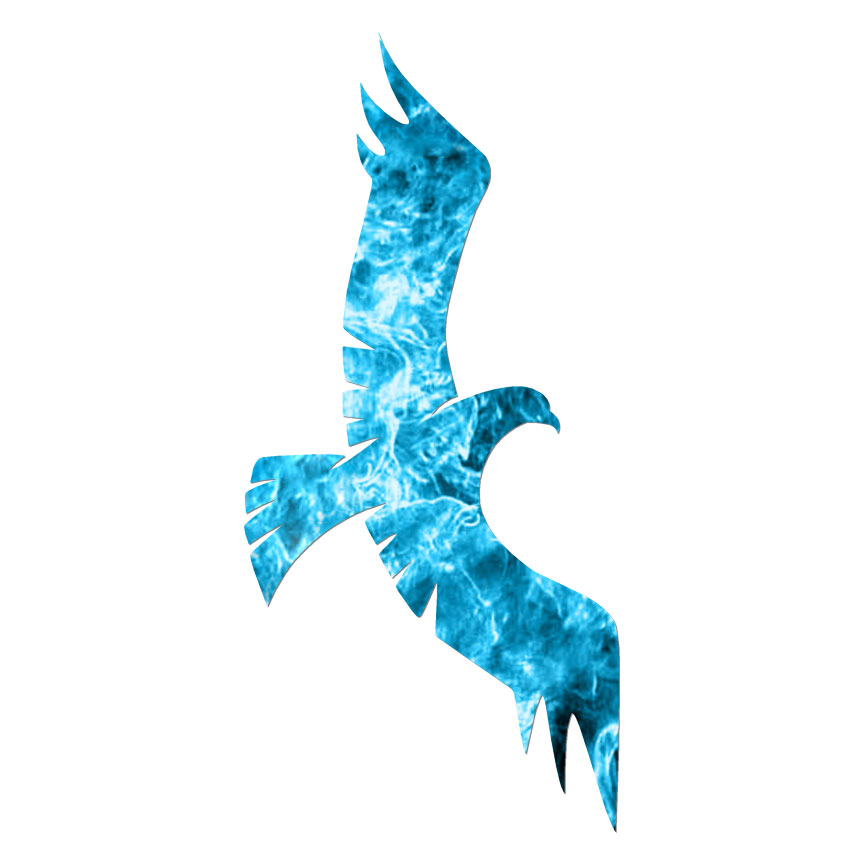 Falcon Hawk Bird Raptor , Vinyl Decal Sticker, 40 Patterns & 3 Sizes, #6705