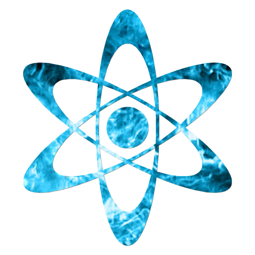 Atom Physics, Vinyl Decal Sticker, 40 Patterns & 3 Sizes, #6749