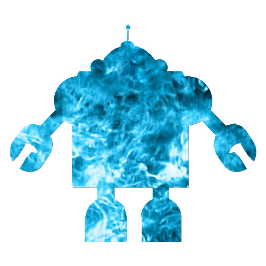 Robot, Vinyl Decal Sticker, 40 Patterns & 3 Sizes, #7021