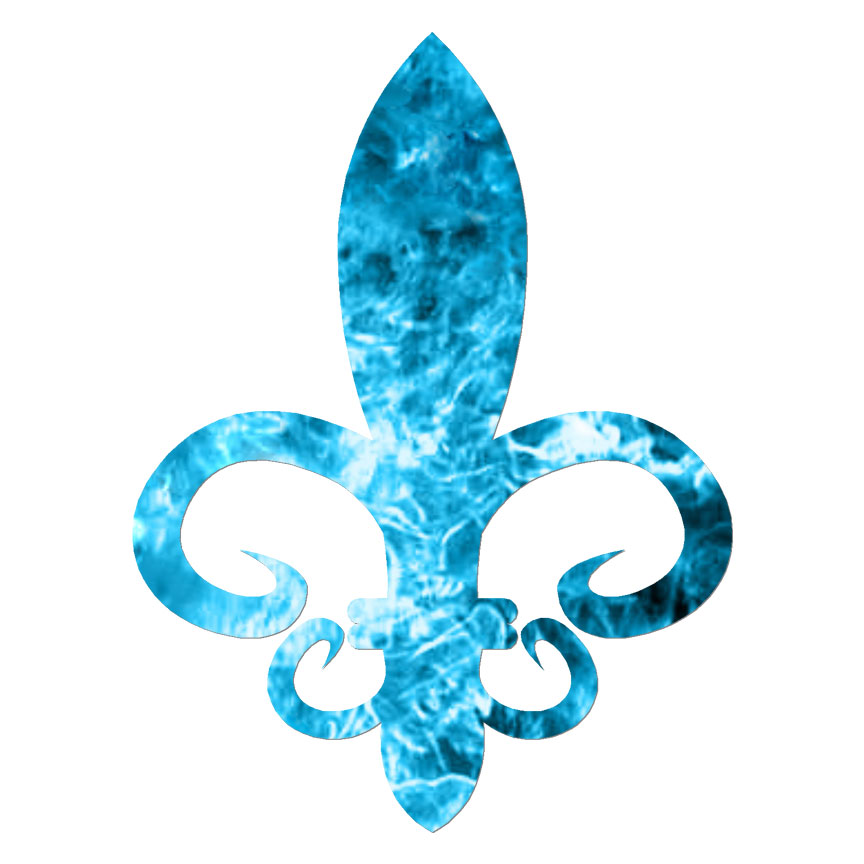 Fleur De Lis, Vinyl Decal Sticker, 40 Patterns & 3 Sizes, #7097