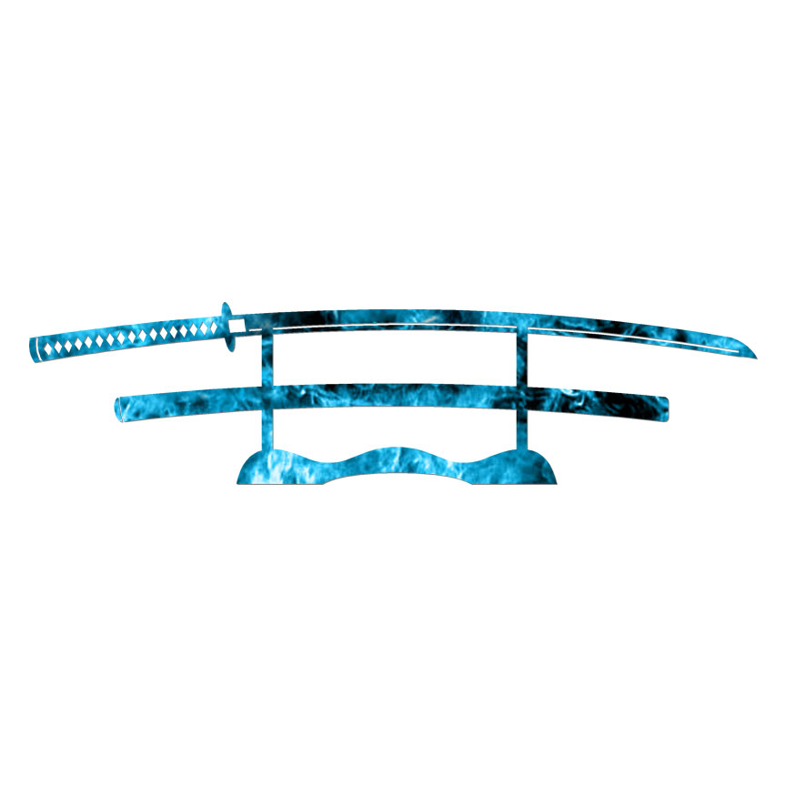 Katanakaka Katana Stand, Vinyl Decal Sticker, 40 Patterns & 3 Sizes, #7156