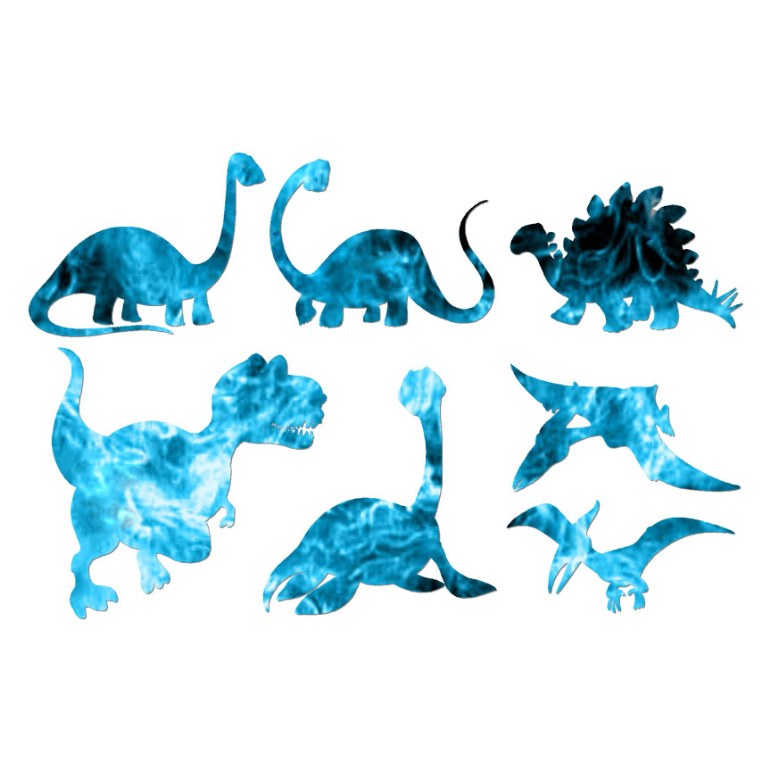 Dinosaurs T-Rex, Vinyl Decal Sticker, 40 Patterns & 3 Sizes, #7202